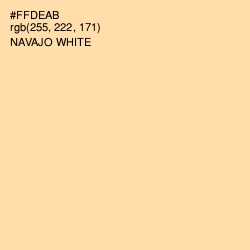 #FFDEAB - Navajo White Color Image